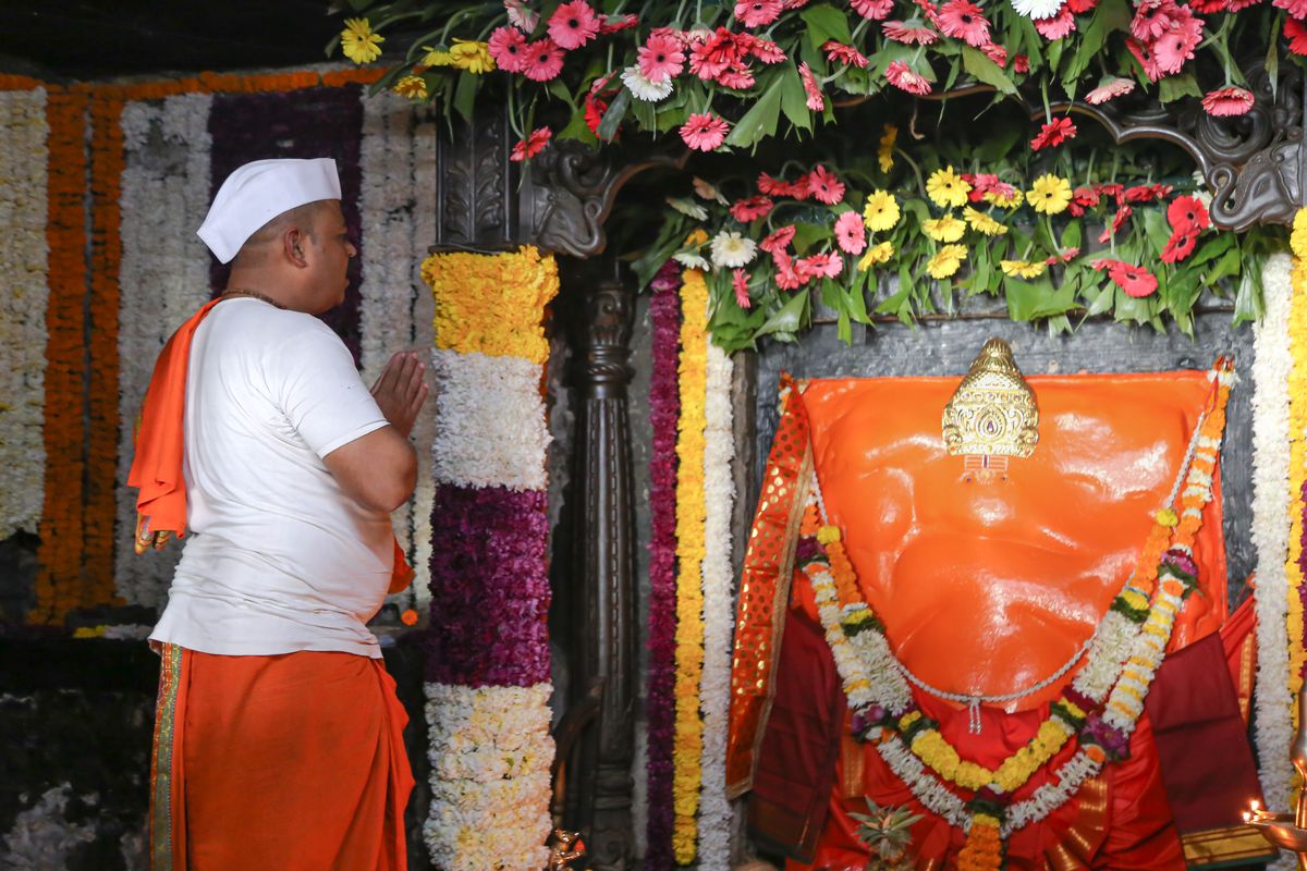Girijatmaj Temple, Lenyadri Hill, Pune District